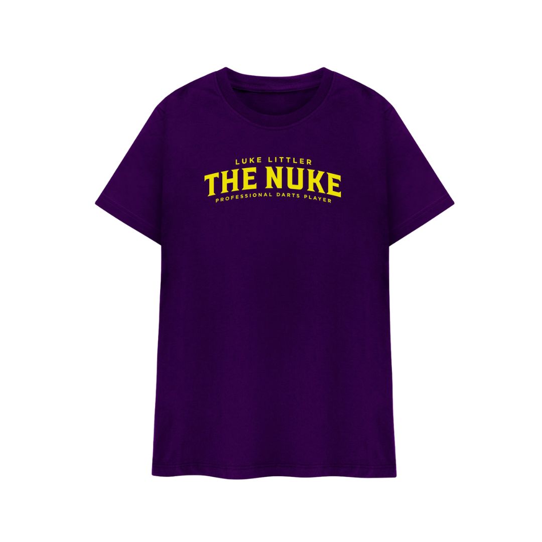 Luke Littler 'The Nuke' Purple TShirt Professional Darts Corporation